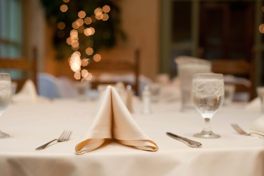 Private dining for retreats