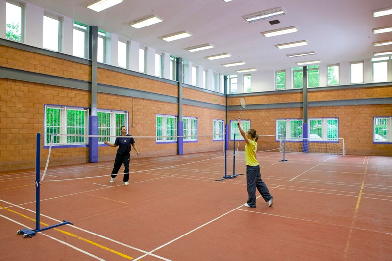 Badminton courts at Nuffield Health