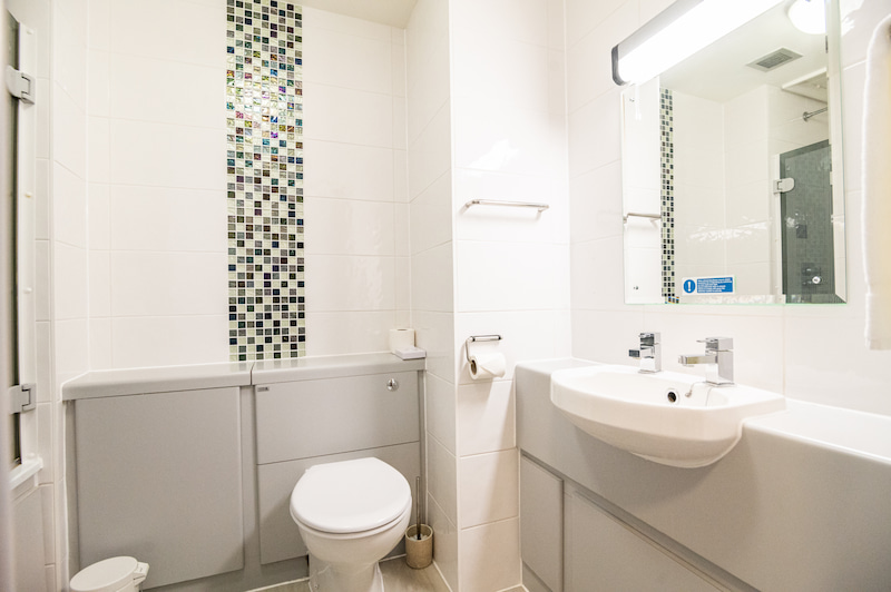 Hotel bathroom at Kents Hill Park Hotel